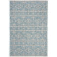 thumbnail image 4 of SAFAVIEH Courtyard April Southwestern Indoor/Outdoor Area Rug, 6'7" x 6'7" Square, Aqua/Grey, 4 of 9