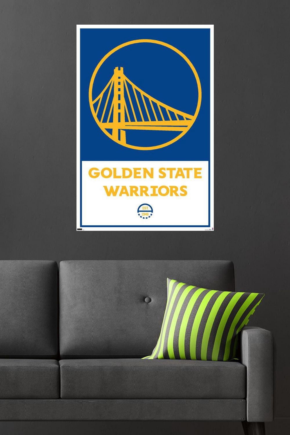 NBA Golden State Warriors - Logo 21 Wall Poster, 22.375" x 34"