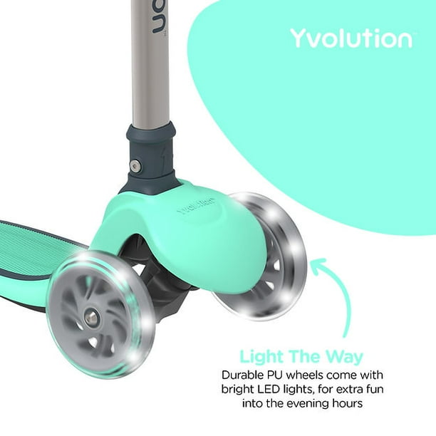 Yvolution Y Glider Air Scooter for Kids 3 Wheel Scooter for