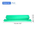 thumbnail image 2 of Etiquetas para carpetas colgantes Uxcell, etiquetas de carpeta de 4 pulgadas e insertos, etiquetas de carpeta de plástico transparente para carpetas colgantes, verdes, 50 piezas, 2 of 7