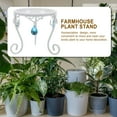 thumbnail image 4 of KAKOWELY Metal Plant Stand Outdoor Gazing Globe Fixing Holder Crystal Ball Display Base Gazing Ball Displaying Stand Metal Flower Pot Stand Metal Plant Holder Reflective Ball Decorative Ball Holder, 4 of 4