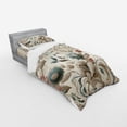 thumbnail image 2 of Ambesonne Vintage Bedding Set 3 Pcs, Soft Color Floral Nostalgia, Twin, Eggshell Pale Slate Blue, 2 of 2