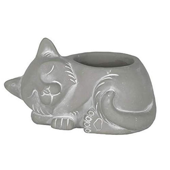 Classic Home and Garden 260009P-396 Cat Planter, Large, Natural