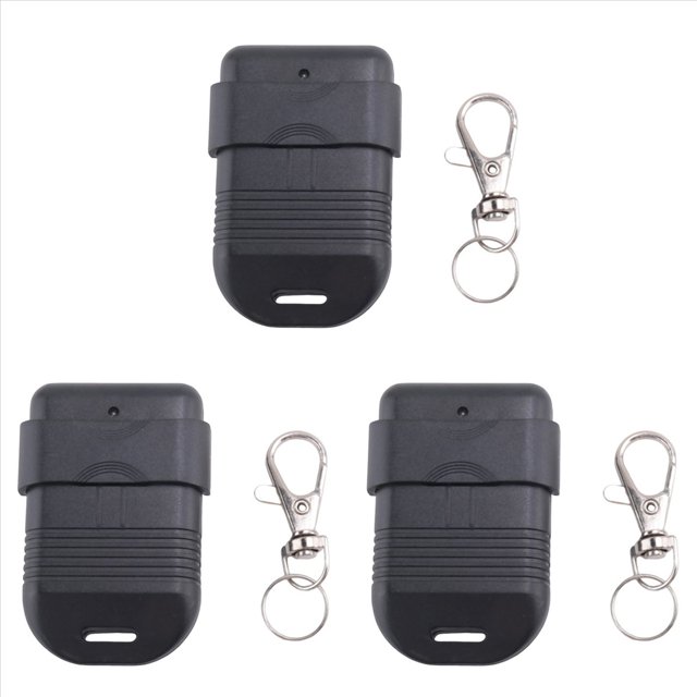 3X 8 Interruptores DIP 433 Mhz Copia Inteligente Control Remoto Código Fijo Duplicador de 2 Canales para Abridor de Puerta de Garaje o de Alarma