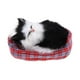 thumbnail image 2 of 2x Durmiente Gato Relleno Felpa Mascota Sonando Juguetes Decoración Para El Hugo Juguetes de animales de peluche, 2 of 10