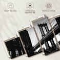 thumbnail image 6 of Elephant Stock Iconic Manhattan Bridge Wall Art - Horizontal Multi Panel Canvas - Living Room Wall Decor - Architecture Multi Panel - Black And White Decor - 74" x 34", 6 of 8