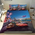 thumbnail image 1 of The Movie Cars Themed Bed Sheet Set Three Piece Set 53x79 Inches Comfortable And Skin Friendly Unique Design Creating A Star Studded Night, 1 of 6