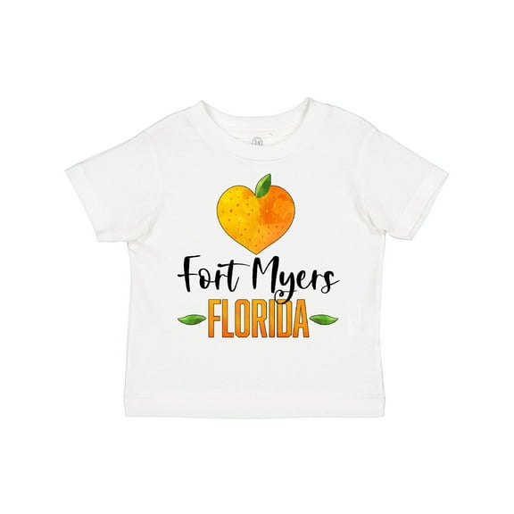 Inktastic Fort Myers Florida Orange in Heart Boys or Girls Toddler T-Shirt