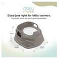 thumbnail image 4 of 3-in-1 Potty, Toilet Adapter, and Step Stool with Ergonomic Design and Provides Ongoing Support as Children Grow, for Toddlers, Grey, 4 of 5