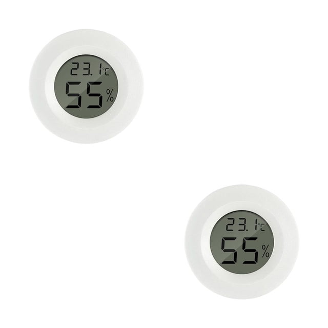 Advancent Termómetro Estación meteorológica electrónica Higrómetro digital de temperatura con pilas Hogar Blanco Blanco 2piezas Advancent CBP047685