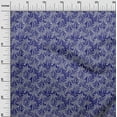 thumbnail image 3 of oneOone Viscose Jersey Dark Blue Fabric Tree Sewing Fabric By The Yard Printed Diy Clothing Sewing Supplies 60 Inch Wide-V1, 3 of 7