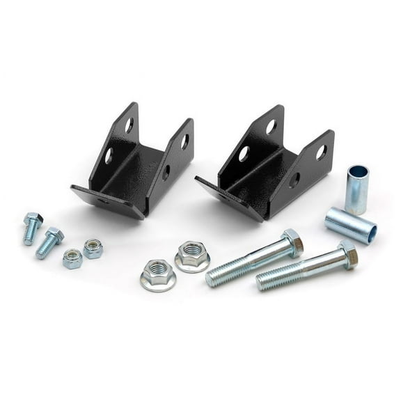 Rough Country Rear Shock Relocation Brackets for 97-06 Jeep Wrangler TJ - 1185 Fits select: 1997-2006 JEEP WRANGLER / TJ