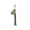 Green-B, variant on Western Denim Style Leather Keychain with Tassels, Patriotic US Flag and Cactus Pendant for Backpacks and Car Keys, 250th Anniversary Commemorative Accessory (19CM, 1 Pc)
