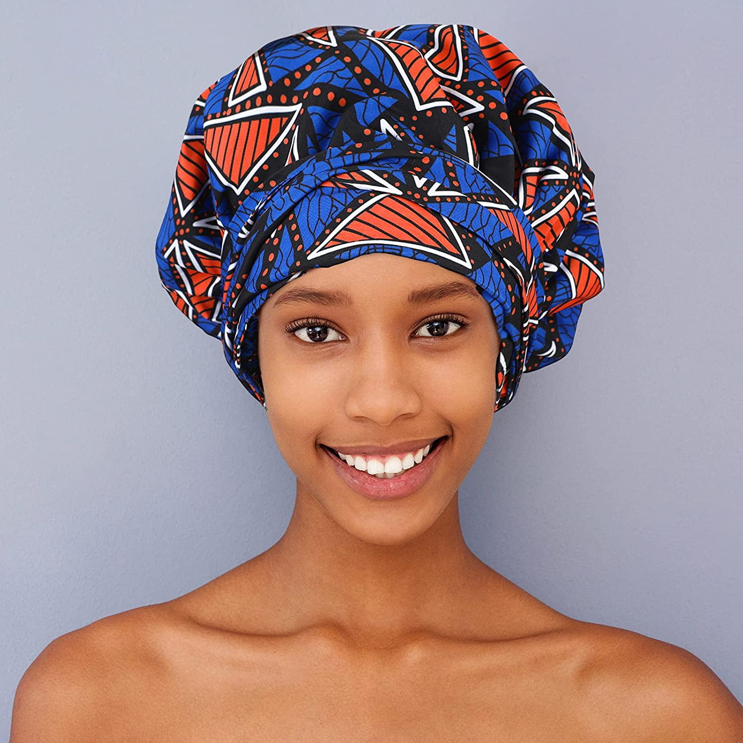Head Wrap Scarf Sleep Cap with Tie 
