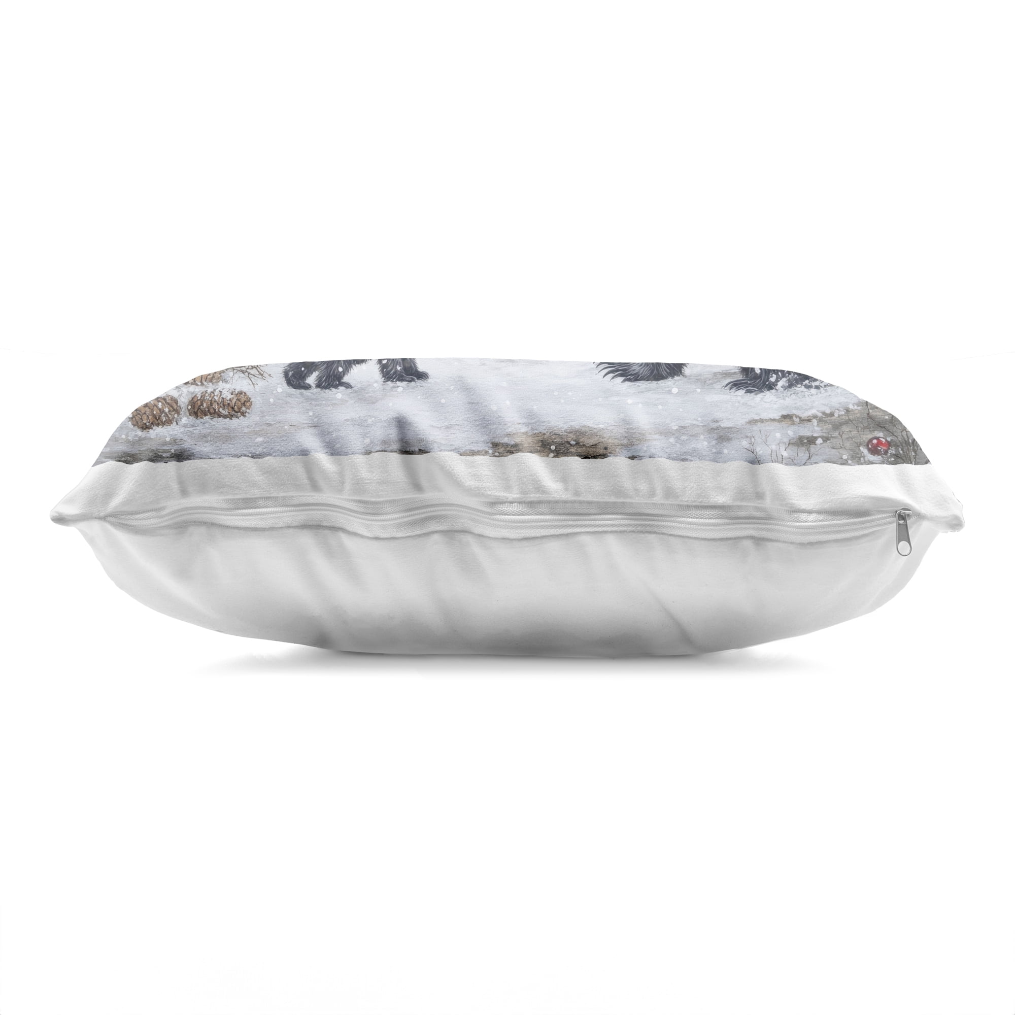 Stupell Industries Christmas Black Bears Decorative Printed Throw Pillow, design by Tina LeCour