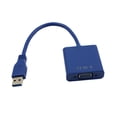 thumbnail image 3 of Usb3.0 A Vga Convertidor De Adaptador Multi-display Cable De La Tarjeta Gráfica De Video Azul Hugo Cable adaptador USB a VGA, 3 of 6