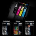 thumbnail image 6 of Epson T802XL/T802 High Yield Ink Cartridge, Black, Cyan, Magenta, Yellow, 4-Pack (T802XL-BCS) (Sold Without Manufacturer Warranty), 6 of 6