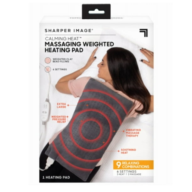 New Sharper Image CWT02106 As Seen On TV Calming Heat Massaging Heating