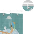 thumbnail image 5 of Coolnut Vintage Bathtub Shower Curtain, Waterproof Washable Bathroom Shower Curtain, Durable Polyester Cloth Fabric Bathroom Decor Set with 12 Hooks,60 x 72 inches, 5 of 6