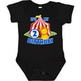 thumbnail image 3 of Inktastic Its My Birthday Circus Tent with Lion 2 years old Boys or Girls Baby Bodysuit, 3 of 5