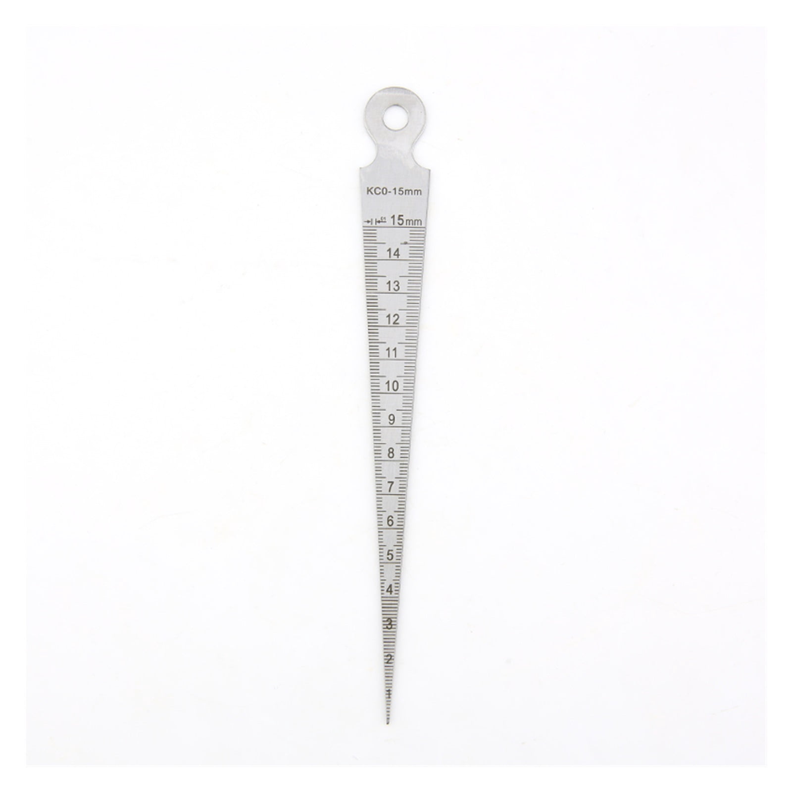 Wedge Feeler Gauge Gap Gauge Clearance Ruler Steel Ruler Filler Gauge Thickness Gauge Measuring Probes Aperture Measurement Tool ,Easy to Use