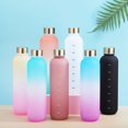 thumbnail image 4 of Sports Water Cup Drink Bottle Scrub Leak-Proof Large Capacity 1000Ml Water Bottle, 4 of 10