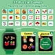 thumbnail image 4 of Reloj inteligente Sedzofan impermeable para niños de 5 a 12 años con 32 juegos, 4 of 8