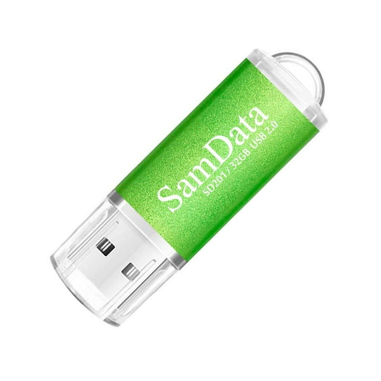 SamData 3 Pack 32GB USB Flash Drives USB 2.0 Thumb Drives Memory