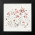 thumbnail image 2 of Audit, Lisa 12x12 Black Modern Framed Museum Art Print Titled - Wildflowers II Pink, 2 of 5