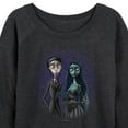 thumbnail image 3 of Corpse Bride - Haunted Groom & Bride - Women's Lightweight French Terry Long Sleeve Shirt, 3 of 5