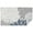 Blue Floral and, variant on Black Geometric Triangle Diamond Pattern Rectangle Tablecloth 60"x102",Waterproof Polyester Rectangle Table Cloth, Wipeable Spillproof Polyester Tablecloth for Dining, Camping, Indoor and Outdoor