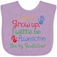 thumbnail image 3 of Inktastic Awesome Like My Godfather Boys Baby Bib, 3 of 4