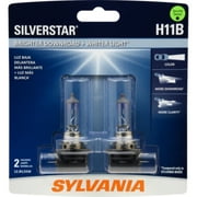 Sylvania H11B SilverStar Halogen Bulb, Pack of 2