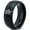 Black Dome Polish Tungsten, variant on Tungsten Ram Rams Sheep Goat Band Ring 8mm Men Women Comfort Fit Black Dome Brushed Polished