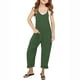 thumbnail image 1 of Odeerbi 5-14 Años Niñas Traje de Verano Color Sólido Camisola Romper Casual Overalls Bib Pantalones Generales Con Bolsillos, 1 of 7
