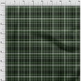 thumbnail image 4 of oneOone Viscose Jersey Green Fabric Plaid Craft Projects Decor Fabric Printed By The Yard 60 Inch Wide, 4 of 4