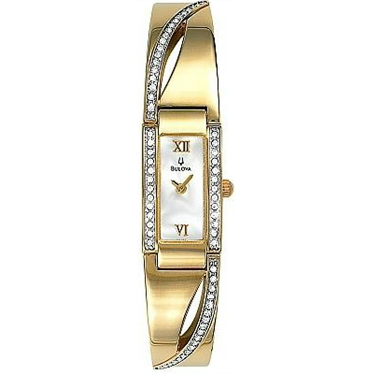 Women's Crystal Watch 98V28 - Walmart.com