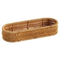 thumbnail image 1 of Cesta de almacenamiento tejida a mano para picnic, decorativa, para servir, llavero, cesta rectangular de frutas tejida para cocina y baño. L, 1 of 8