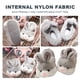 thumbnail image 2 of WDOplteas Lindas pantuflas conejo con puntera cerrada acogedoras para hombres y mujeres (gris S 35-38), 2 of 9