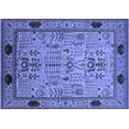 thumbnail image 1 of Ahgly Company Indoor Rectangle Oriental Blue Industrial Area Rugs, 2' x 3', 1 of 4
