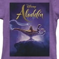thumbnail image 2 of Girl's Aladdin Movie Poster Magic  Graphic Tee Purple Berry Small, 2 of 4