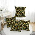 Bees and Sunflowers Decorative Throw Pillow Covers 4 Packs, Pillow