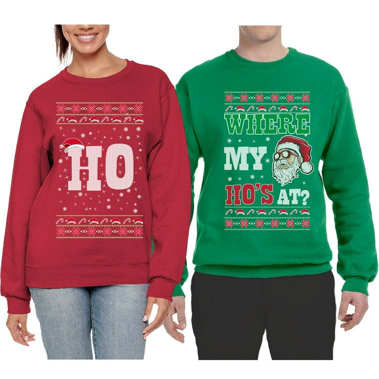 Husband wife hotsell christmas jumpers
