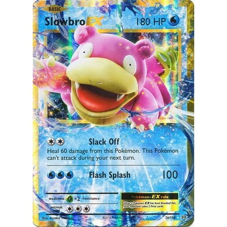 XY EVOLUTIONS SLOWBRO EX 26/108 Details about   POKEMON CARD TCG ULTRA RARE 
