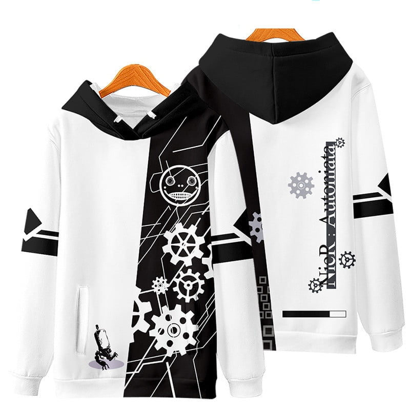 NieR:Automata Merch Hoodie Casual Sweatshrit Unisex Pullover Tops 2023