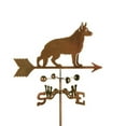 thumbnail image 1 of EZ Vane EZ1409-PT Chien de Berger Allemand Weathervane avec Montant, 1 of 1