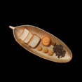 thumbnail image 2 of 5X Nordic Decorative Tray Gold Leaves Shape Serving Tray Jewelry Pallet Fruit Snack Dish Table Storage Organizer (Small), 2 of 5