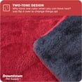 thumbnail image 4 of GFDYREE Comfort Pet Dog Crate Mat and Nap Pad, Large-Maroon/Charcoal, 4 of 6