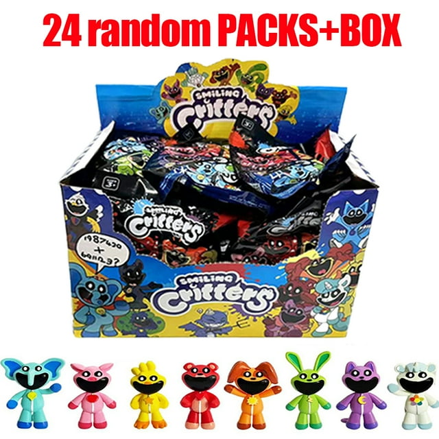 Latest 5-10cm Smiling Critters Figures Anime catnap Mystery Fun 8 /16 Random style Blind Box kawaii Toys PVC model Doll Figure
