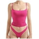 thumbnail image 2 of Camiseta sin mangas sexy de cuello cuadrado y tirantes ajustables para mujer - XS-XL, 2 of 8